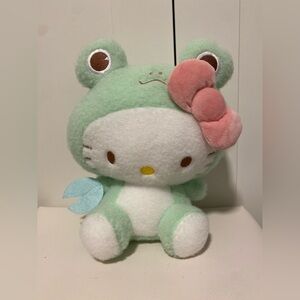 Sanrio Hello Kitty Frog Plush Toy -NWT